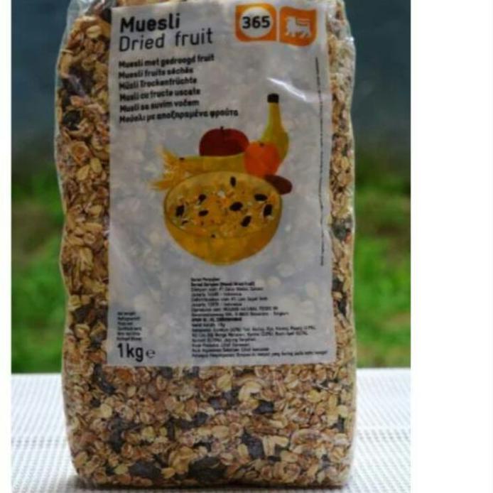 

➵ Muesli Dried Fruit 1kg Granula granola HALAL ✱