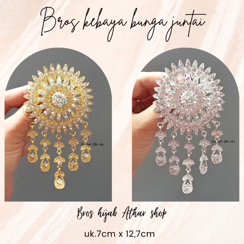 bros kebaya/bros kutubaru/bros kebaya bunga/ Bros jumbo kebaya kutubaru gold/athar shop Bisa COD