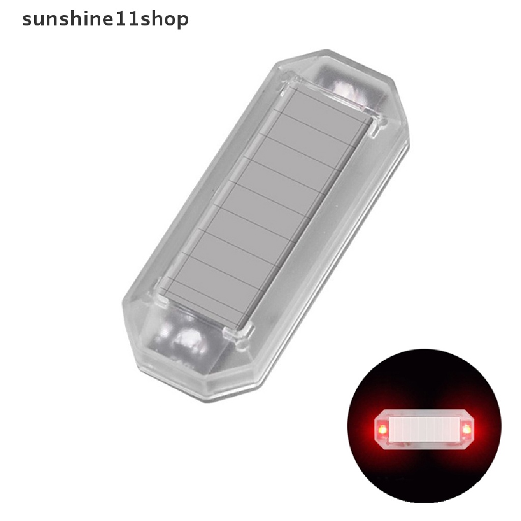 Sho Lampu Peringatan Malam Solar LED Mini Mobil Wahana Untuk Motor Kendaraan Elektrik N