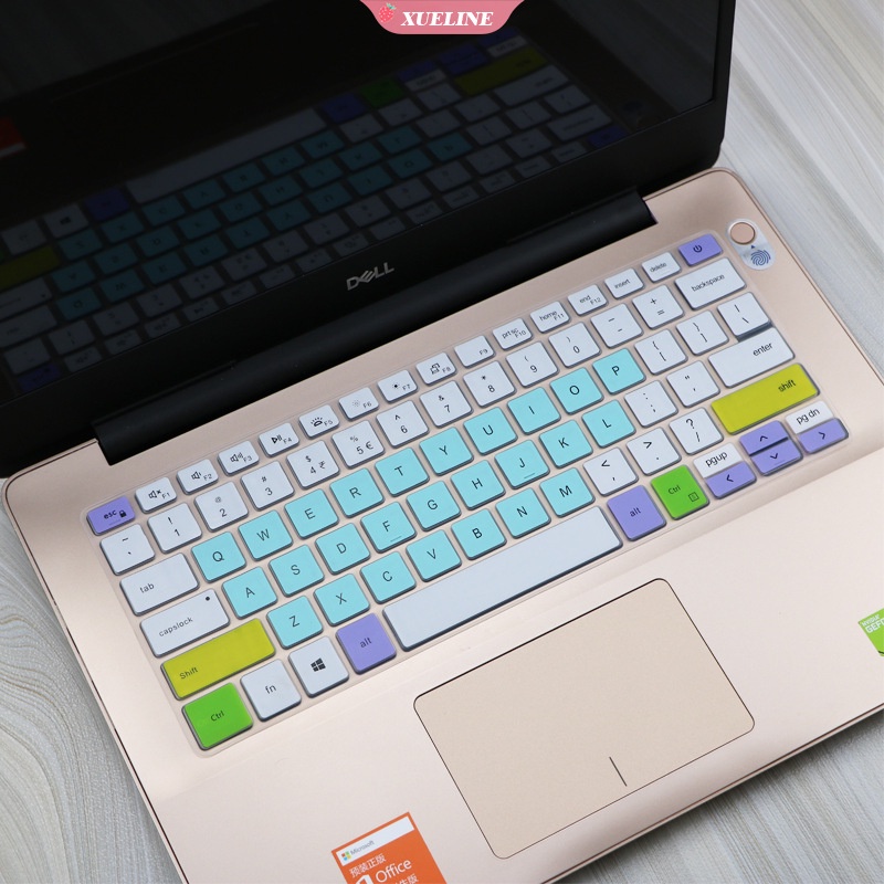 13.3 inch Dell Ling Yue 5390 i3-8145U D1505S Cover Keyboard Pelindung Keyboard Sticker Multicolor Silikon Lembut Pelindung Tahan Air2021 Untuk Laptop [ZXL]