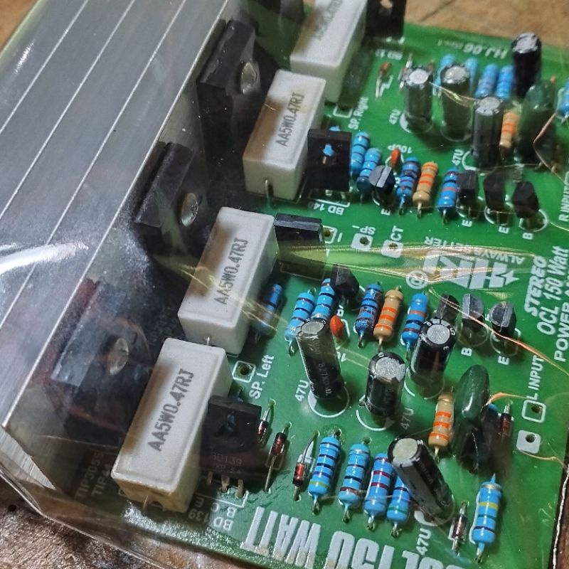 Kit Power Amplifier OCL150 Watt Stereo