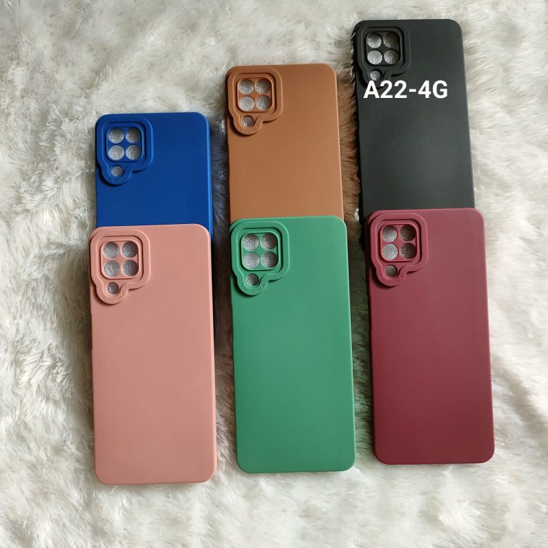 Softcase ProCamera samsung A22-4G macaron+