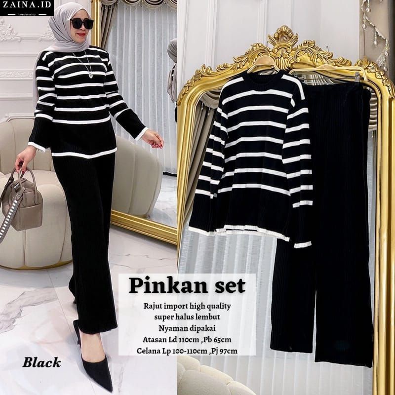 New *Pinkan Set by zaina.id ori