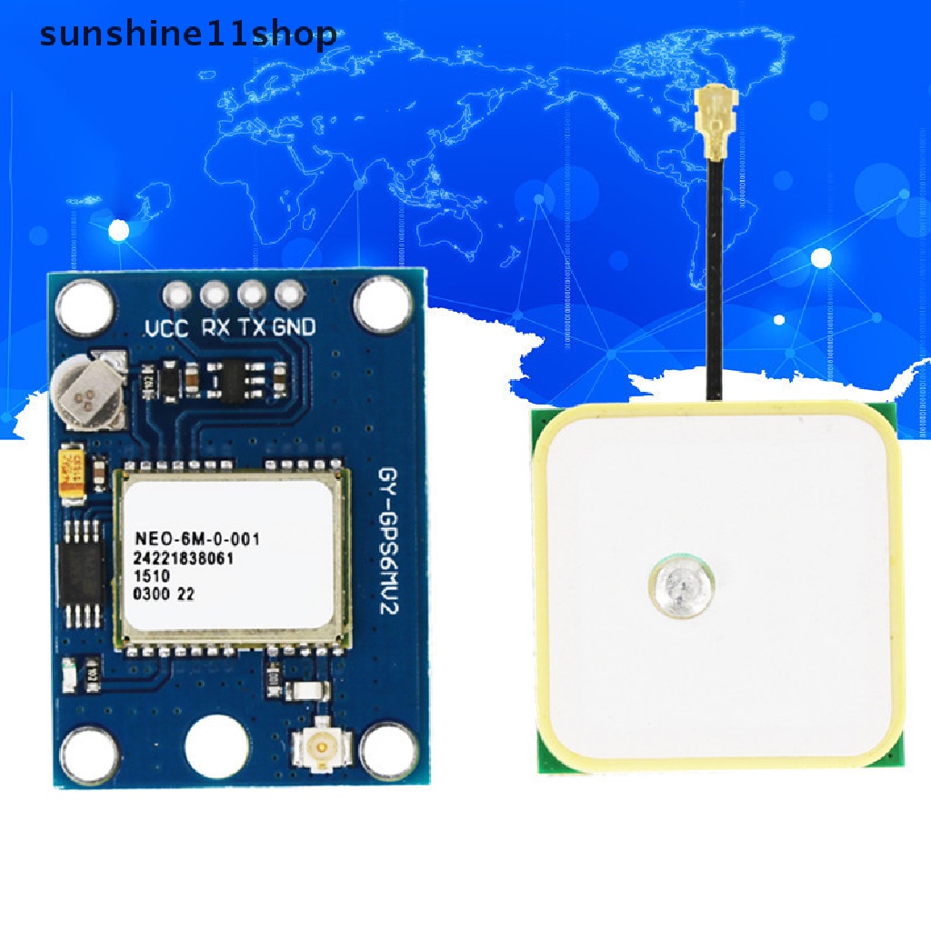 Sho GY-NEO6MV2 NEO-6M NEO-7M NEO-8M Modul GPS Dengan Kontrol Penerbangan APM2.5 Antena Besar Untuk Arduino N