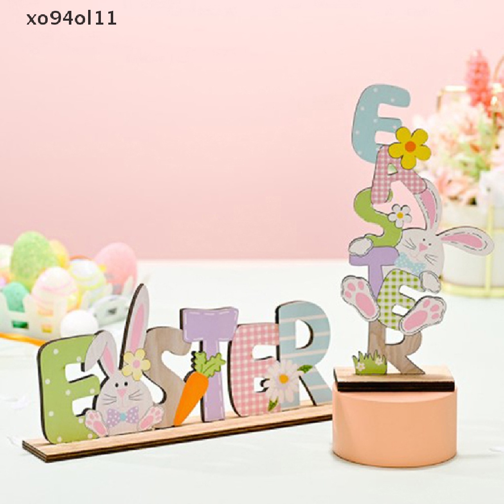 Xo Easter Spring Ornament Easter Decor Untuk Perlengkapan Pesta Telur Kelinci Rumah OL