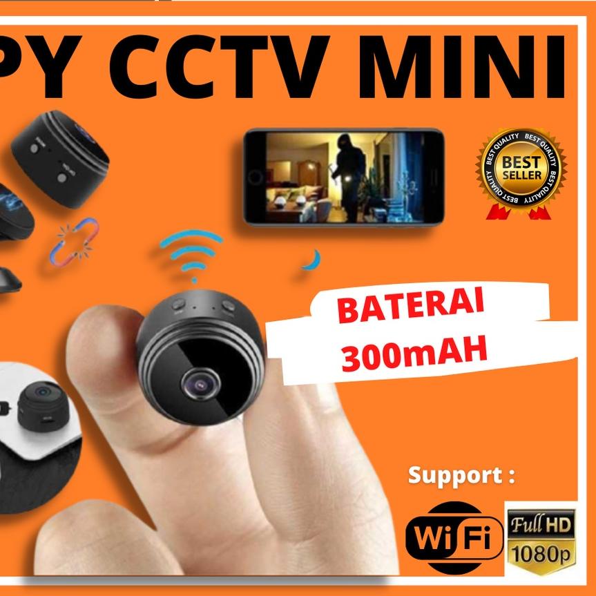✦ CCTV Mini Tersembunyi Tanpa Kabel Kamera Pengintai Mini Kamera CCTV Mini Ip Camera ➯