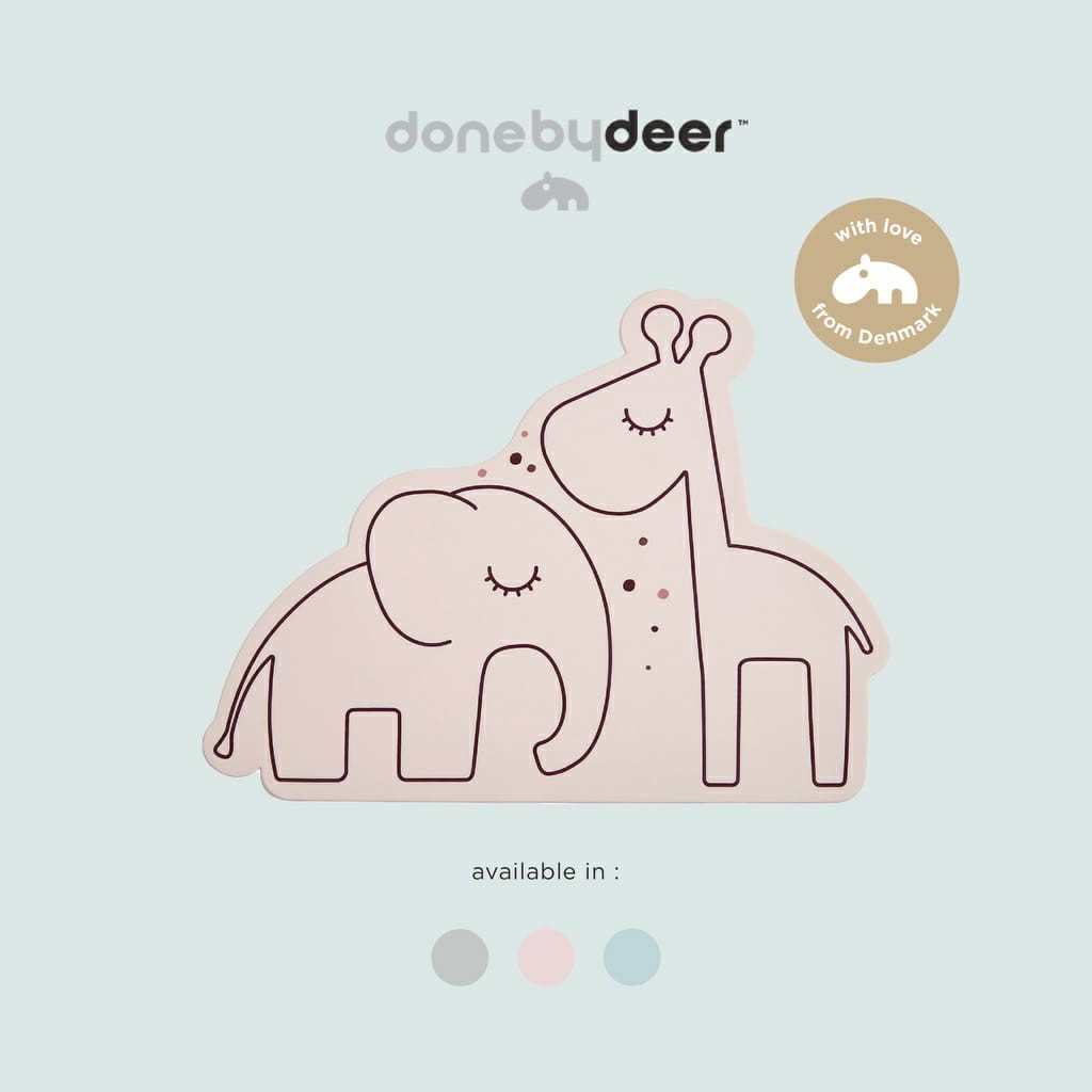 Done By Deer Silicone Placemat Dreamy Dots - Alas Makan Anak