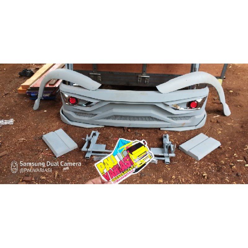 Paket lengkap bemper hidrolik slebor canter elf ragasa umplung dyna dutro dll