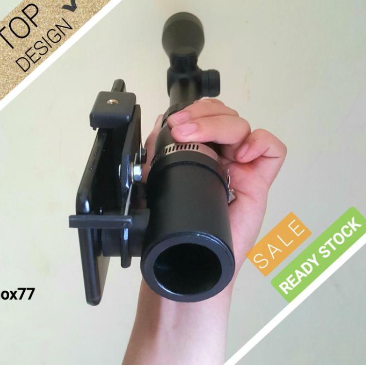 COD✔️ (COD edisi sepecial) mouncam/mounting kamera teleskop samping. perekam HP pada teleskop/telesc