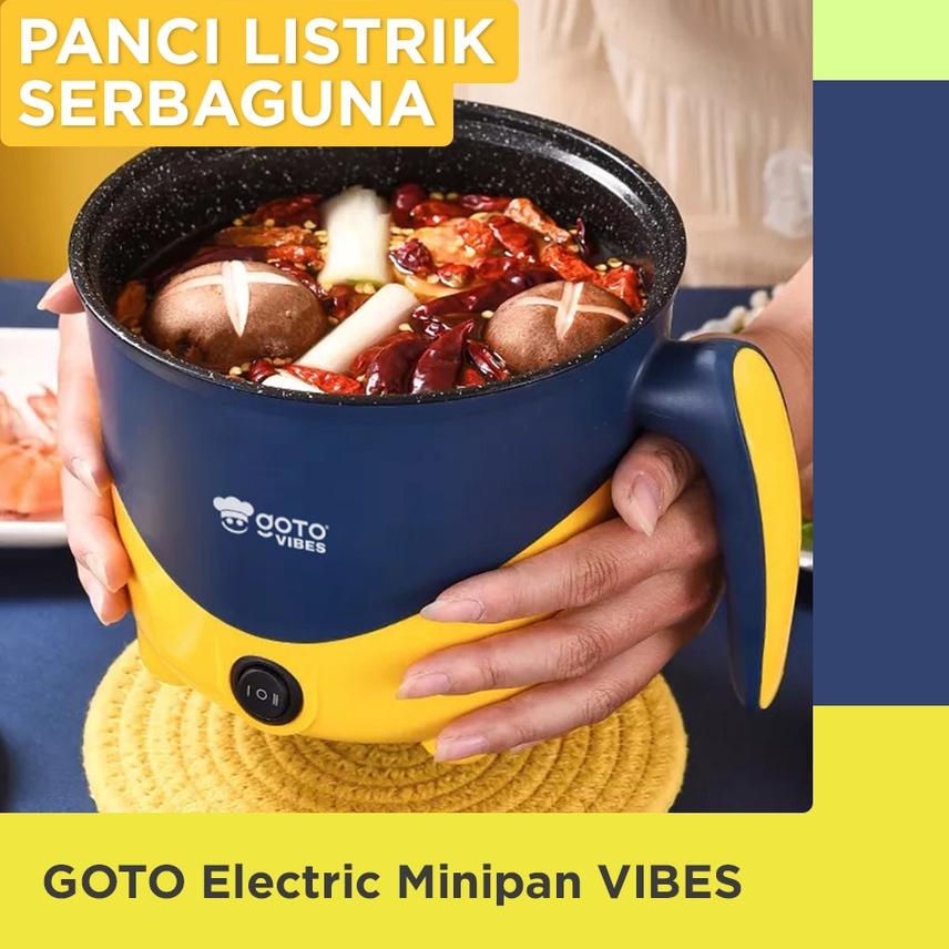 ➸ Goto Vibes Electric Pan Panci Listrik Elektrik Serbaguna Multifungsi ✱