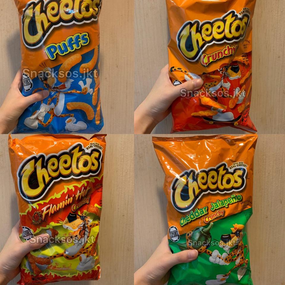 

✵ Cheetos Frito Lays Crunchy Cheese / Flamin Hot / Cheddar Jalapeno / CHEETOS PUFFS USA ➦