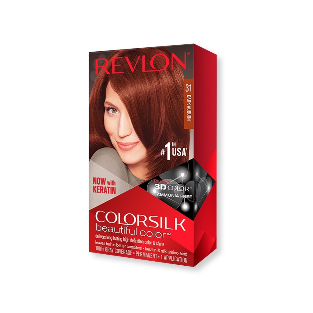 REVLON COLORSILK DARK AUBURN