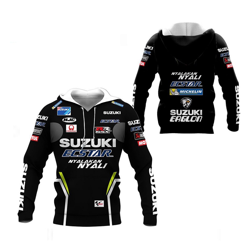 Hoodie Sweater Racing Moto GP Suzuki Yamaha Honda Kawasaki I Suiter I Sweater I Jaket Racing Motor B