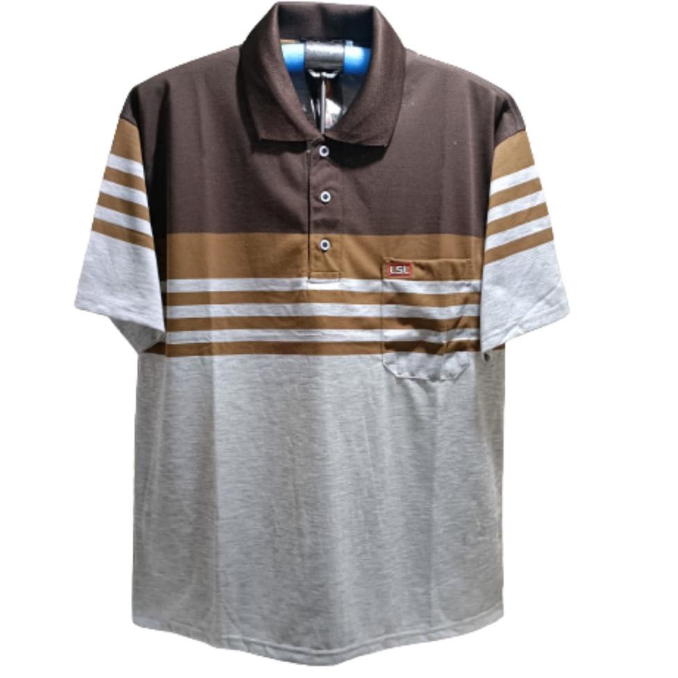 HARGA TERMURAAH SIZE L XL XXL KAOS KERAH ORANG TUA / KAOS KERAH SALUR