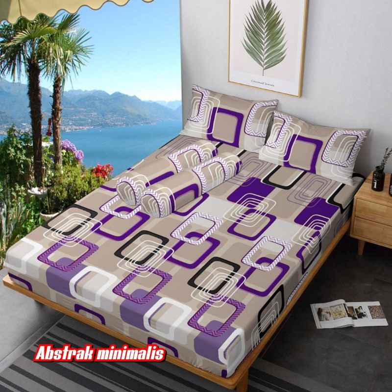 Sprei homemade grosir sprei berkwalitas produsen sprei SPREI MOTIF AESTHETIC UKURAN 180x200/160x200/120x200KOTAK KOTAK