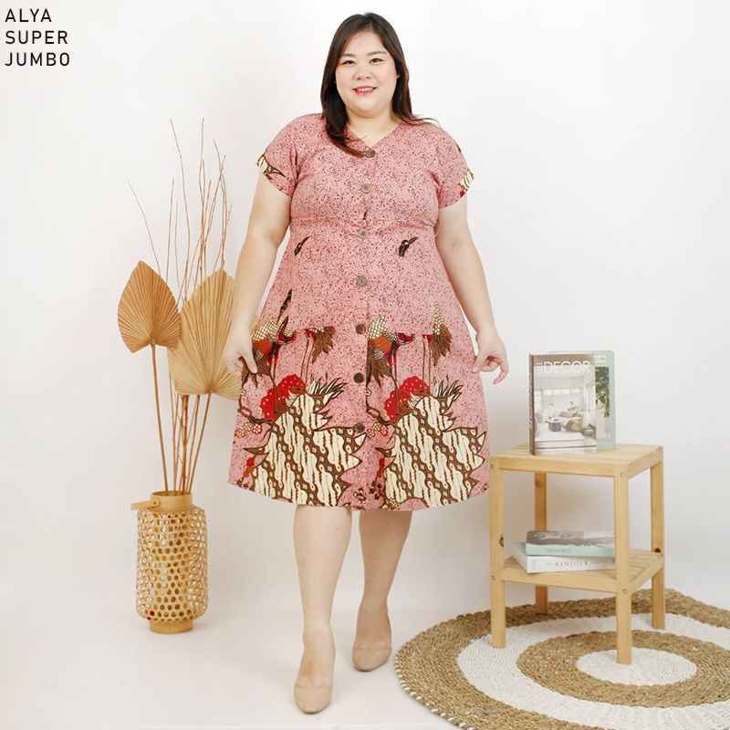 Dress Batik Wanita / Dress Batik / Batik Couple / Dress Wanita / Alya Dress