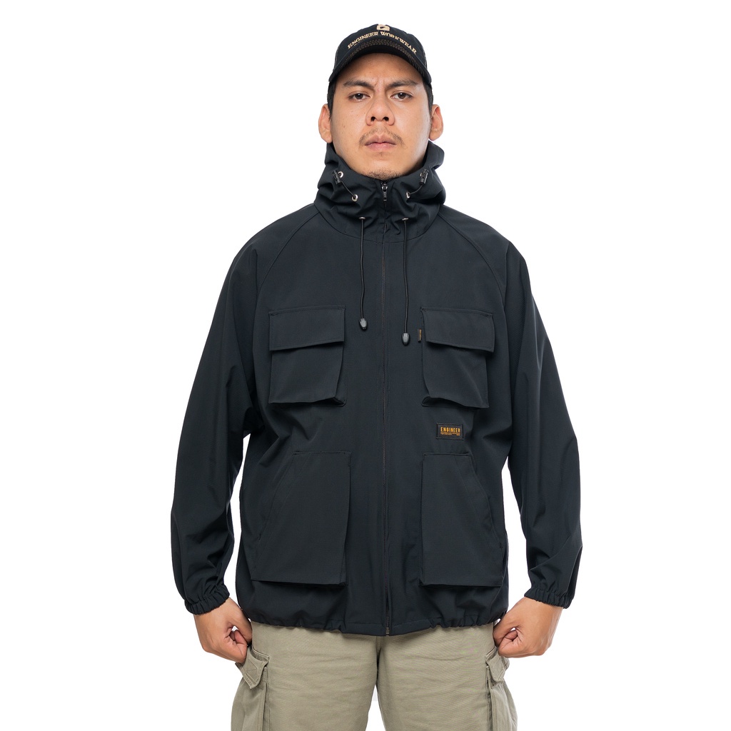 RAZOR 6.0 SERIES BLACK &amp; BLUE JACKET-JACKET GORETEX MATERIAL BY ENGINEER