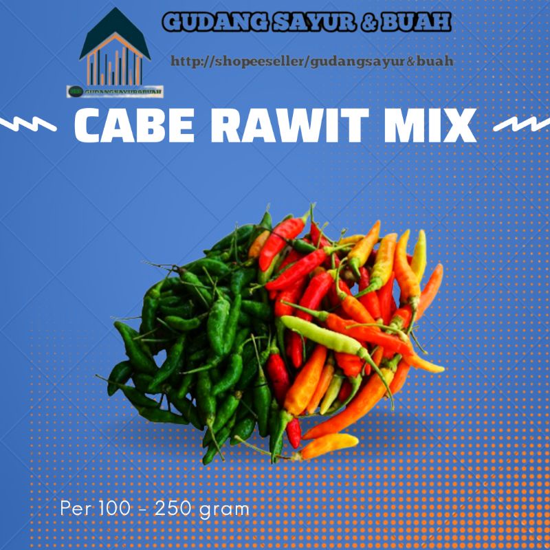 

CABE RAWIT MIX 100-250 Gr