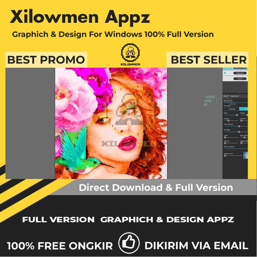 [Full Version] Jixipix Watercolor Studio Pro Design Graphics Lifetime Win OS