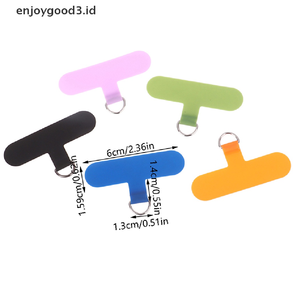 【 Rready Stock 】 Universal Mobile-Phone Lanyard Card Gasket Necklace Clip Snap Cord Rope Patch （ ID ）