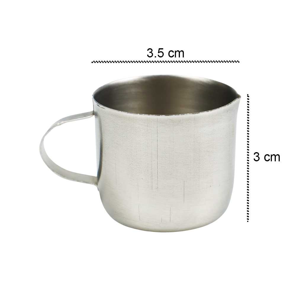 (BISA COD) FTIHSHP DROHOEY Gelas Milk Jug Kopi Espresso Latte Art Stainless Steel - S06HG