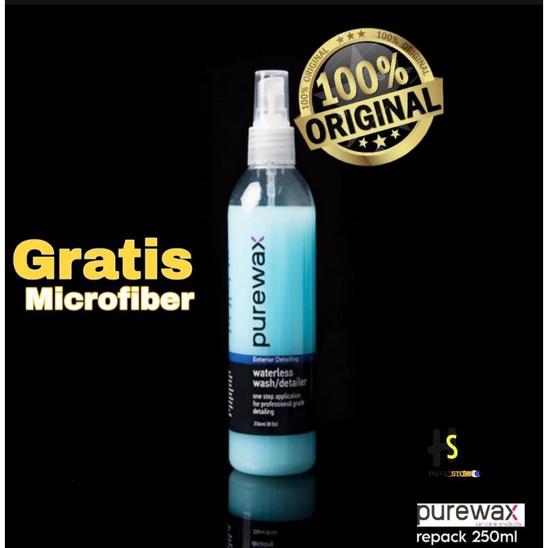 Jual PUREWAX WATERLESS DETAILERR WASH N WAX ANTI JAMUR KACA EFECT DAUN