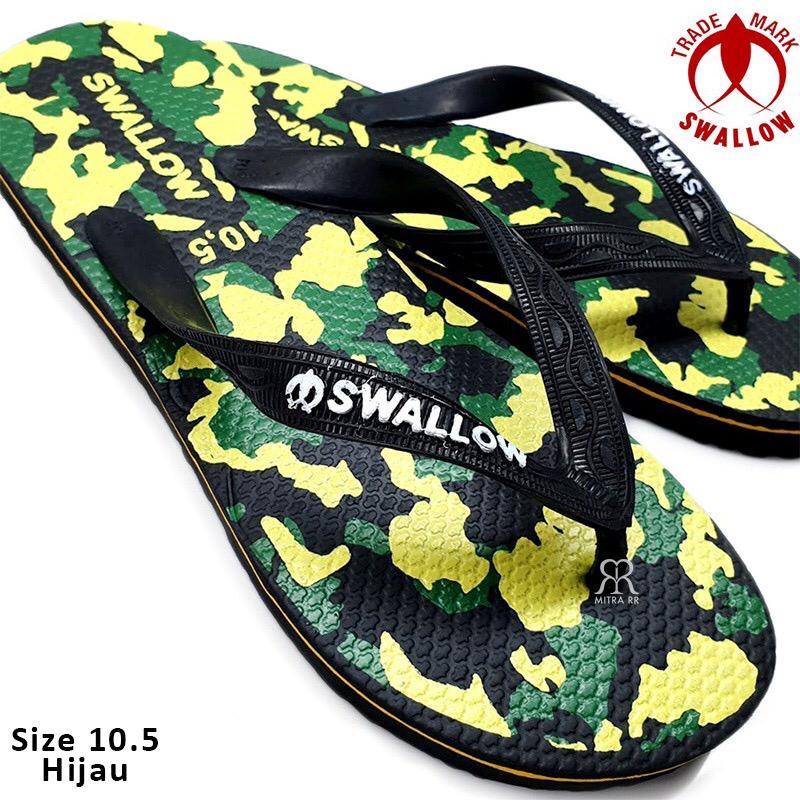 Sandal Jepit Swallow Army Warna Sendal Karet Pria Wanita Asli
