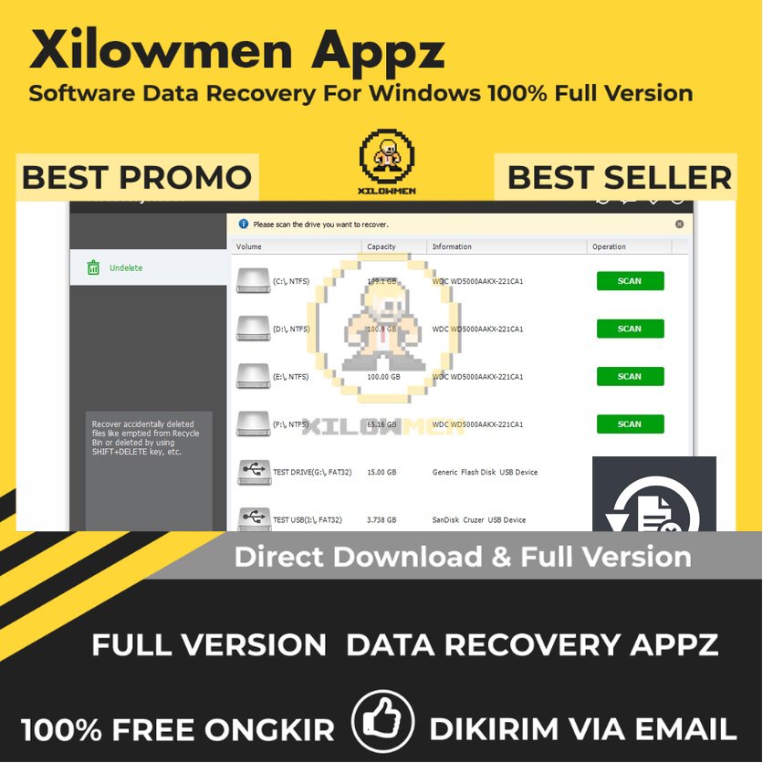 [Full Version] RecoveryRobot Undelete Expert Pro Lifetime Data Recovery WIN OS