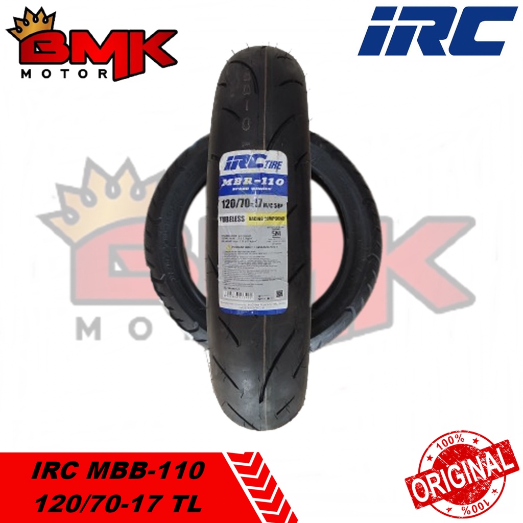 BAN IRC MBR-110 120/70-17 TUBELESS