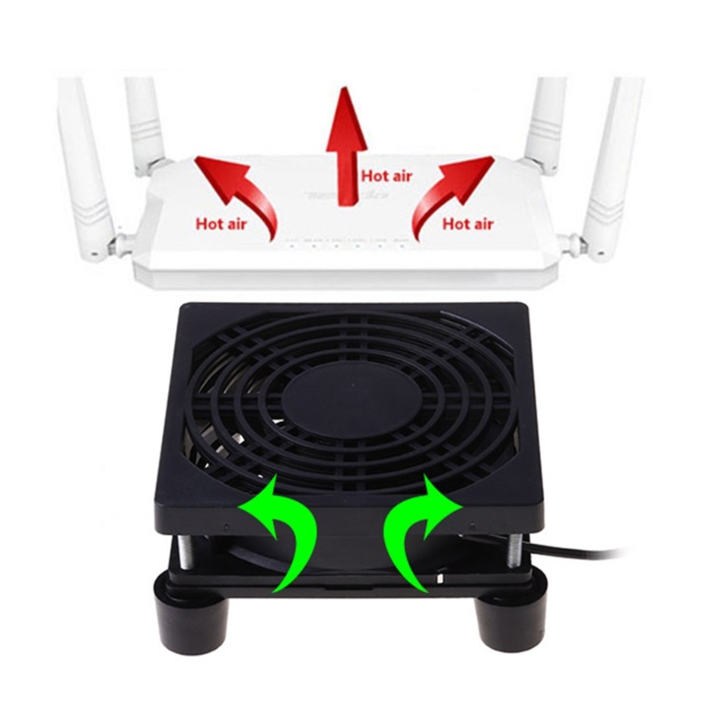 Bt Router Cooling Silent Fan Untuk Casing Komputer Pendingin CPU Tambang Pendingin Komputer