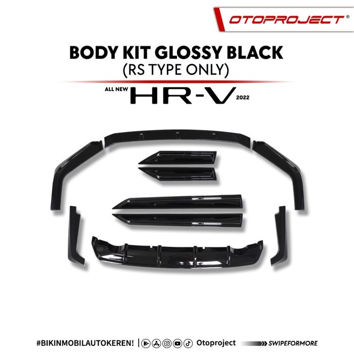 Otoproject BodyKit All New HRV 2022 Up Glossy Black (RS Type Only)