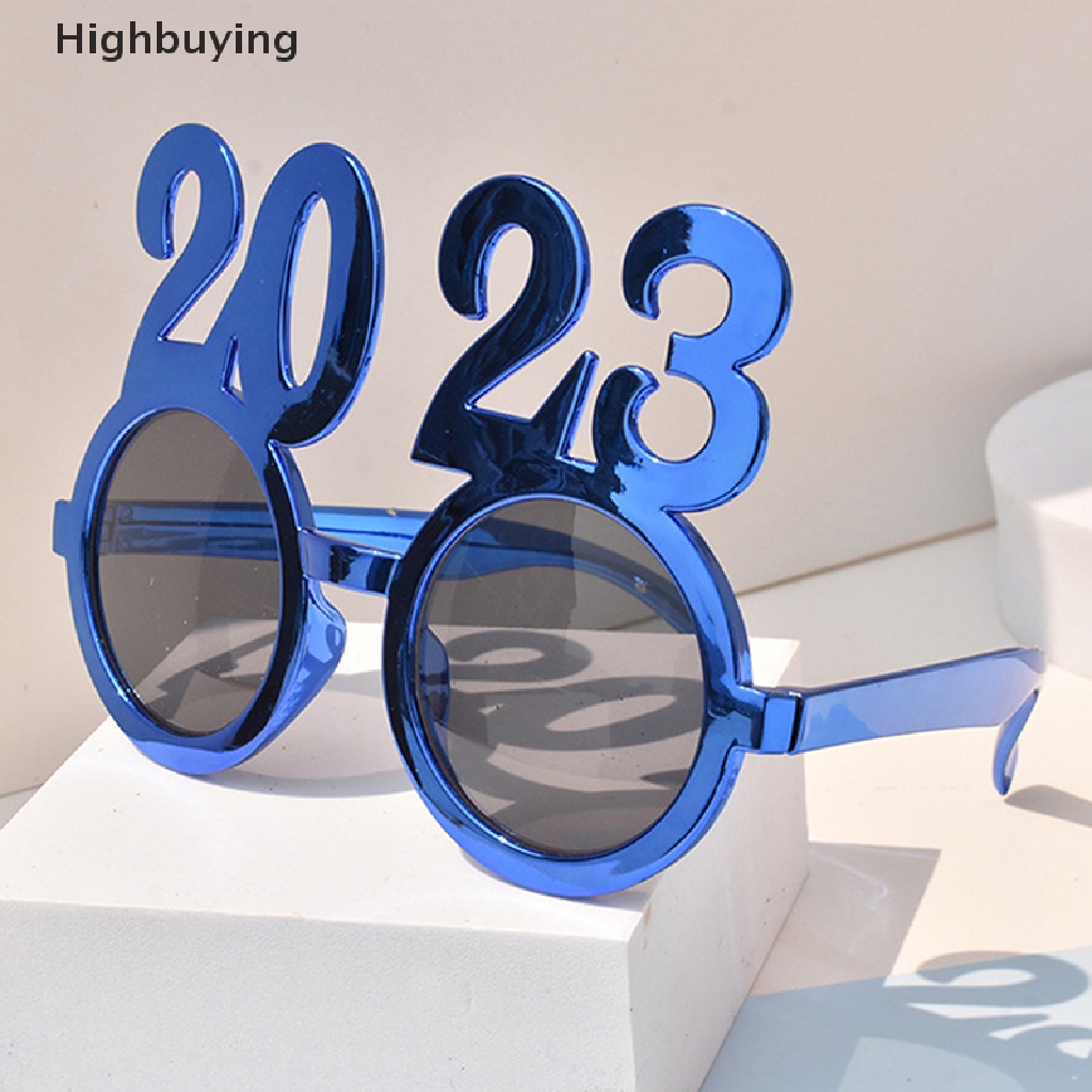 Hbid Kacamata Pesta Tahun 2023tahun Hawa Number Sunglasses Photo Booth Props Aksesoris Untuk Pesta Tahun Baru Hajatan Party Supplies Glory