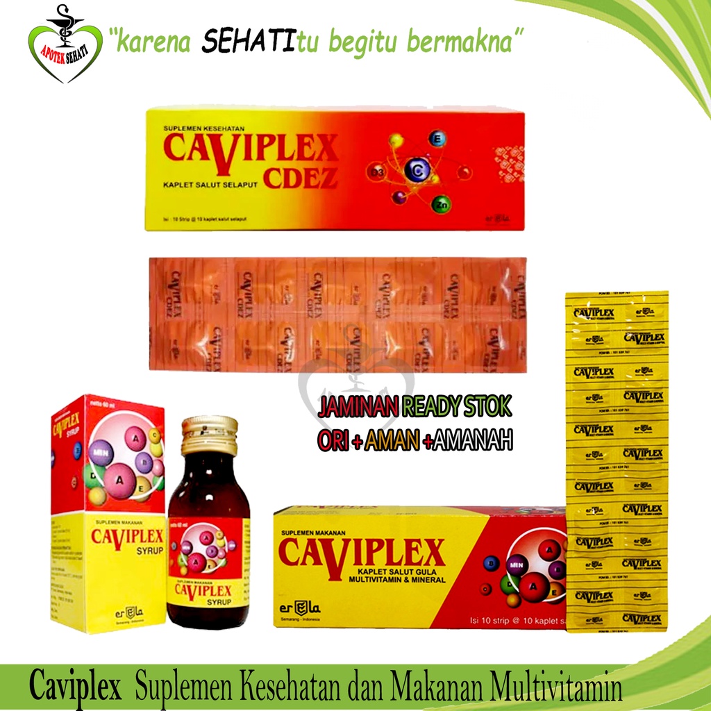 CAVIPLEX SIRUP MULTIVITAMIN / Multivitamin Ampuh / Anemia