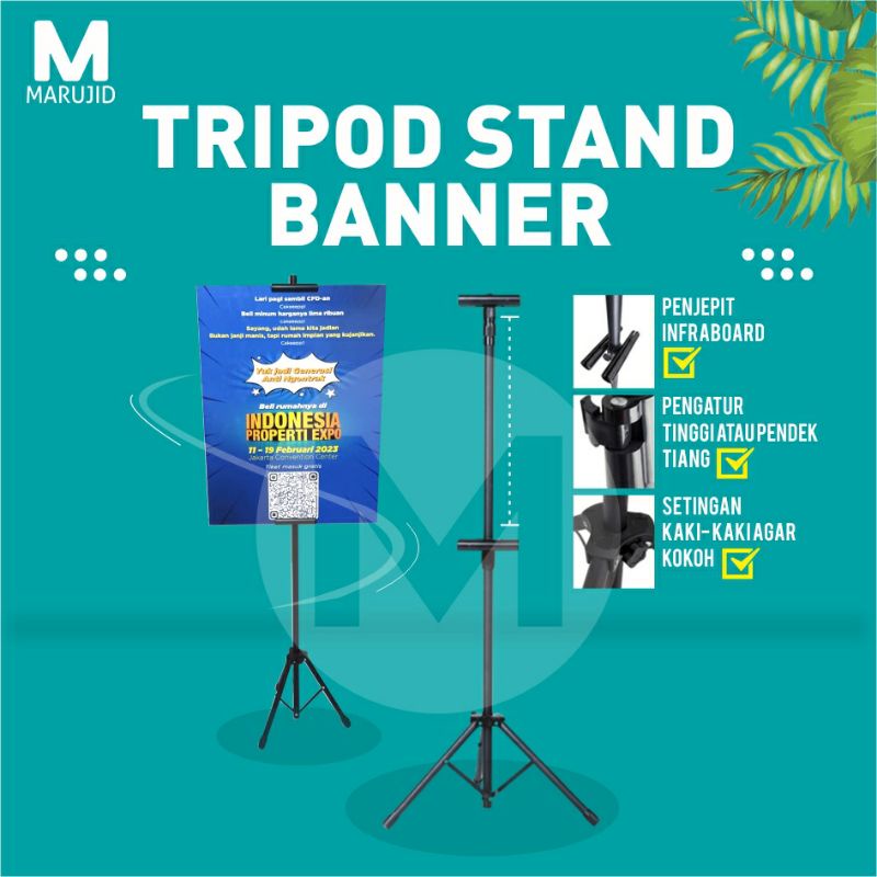 Jual Tripod Banner Hitam Tripod Banner Besi Shopee Indonesia