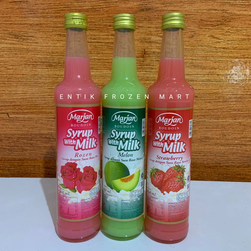 

Sirup Marjan Boudoin 460ml Syrup Milk Melon | Milk Strawberry | Milk Rose