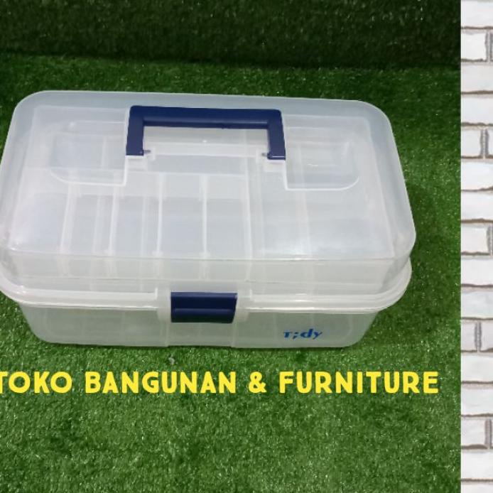 ➫ TOOL BOX BERTINGKAT TRANSPARAN ♧