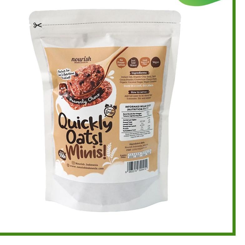 

✵ Quickly Oats! Minis! Instant Oatmeal Heavenly Choco JUMBO (550gr) ♥