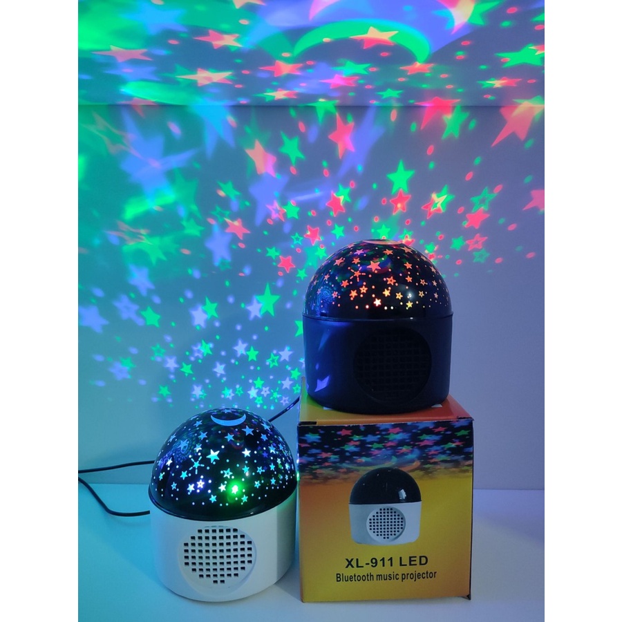 Speaker Bluetooh Portable PLUS Lampu LED Disco XL-911 Wireless Speaker MURAH