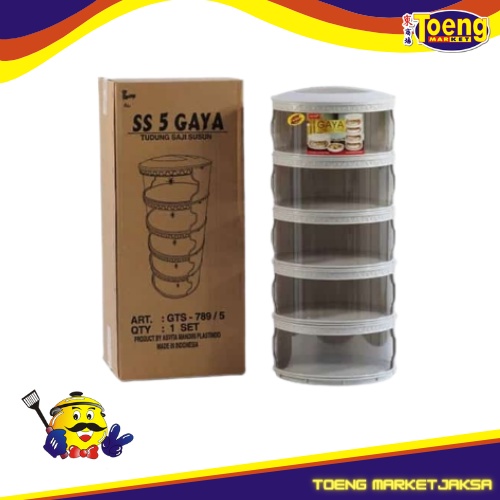 TUDUNG SAJI PIRING SUSUN 5 GAYA AV