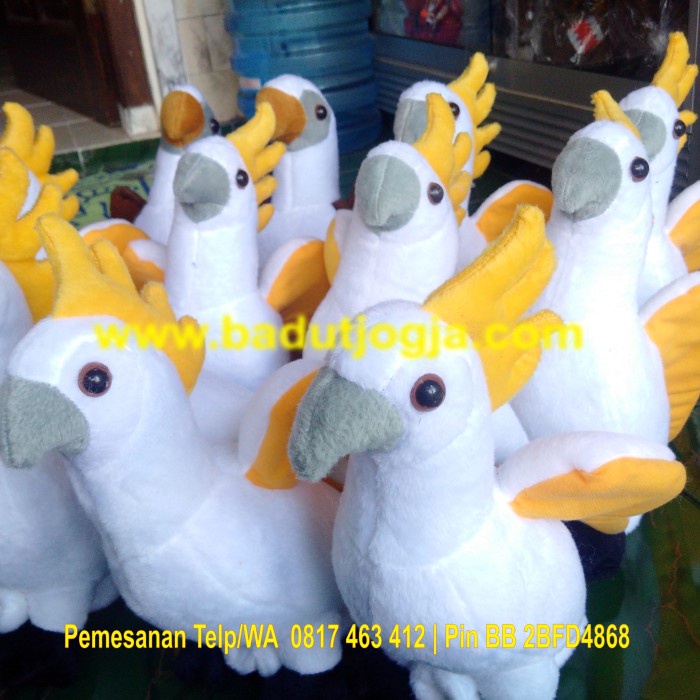 ✨ BISA COD ✨ Boneka Burung Kakatua Putih