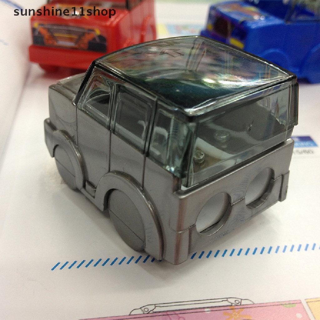 Sho Kartun Mobil Styling Pensil Sharpener Kreatif Alat Tulis Pencil Sharpener Cutter Perlengkapan Kantor Sekolah N