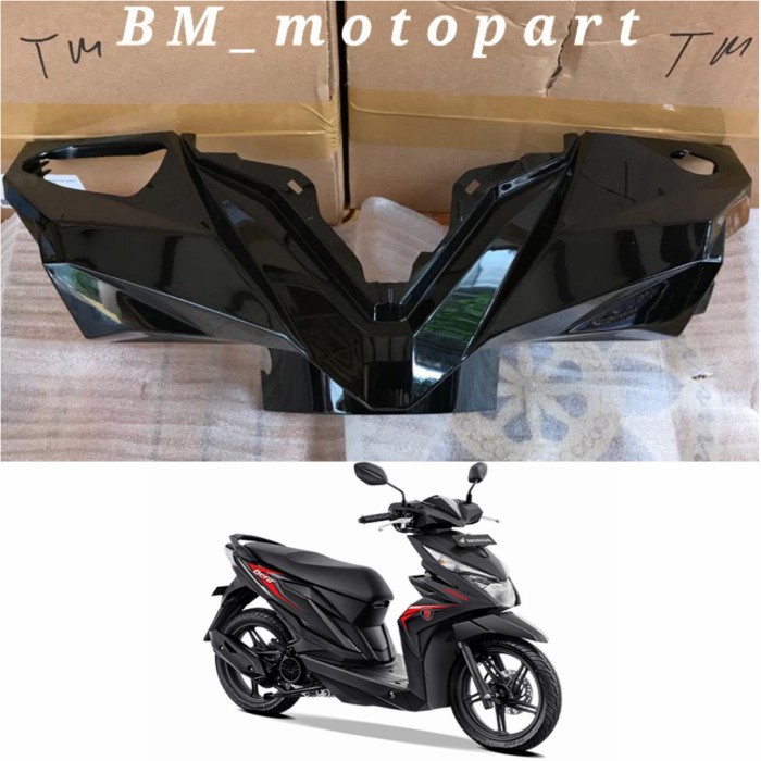 Batok Depan Beat fi Esp Eco Hitam 2017-2019
