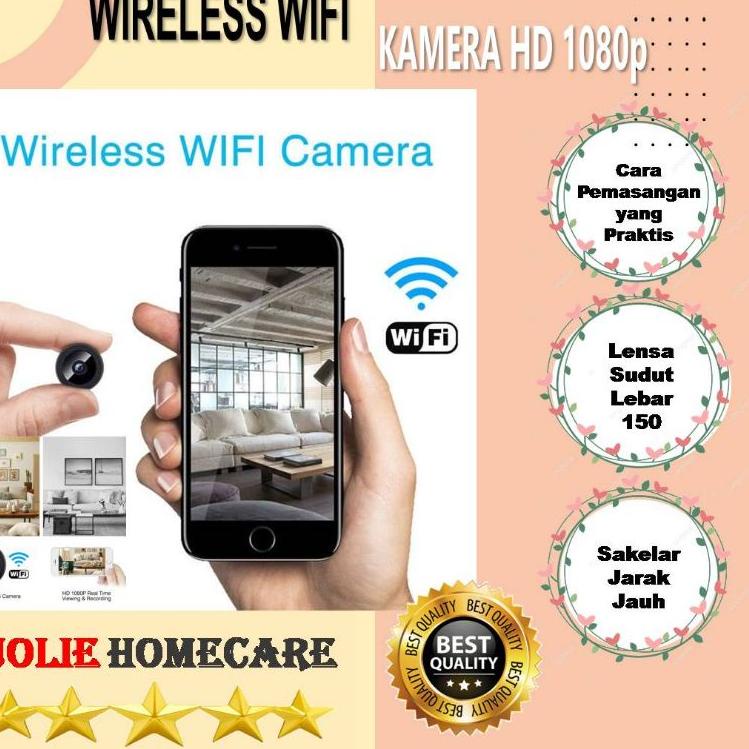 ✮ Wireless WIFI Mini Camera CCTV Kamera HD1080p Infrared bentuk Kecil Tersembunyi Jaga Keamanan Ruma