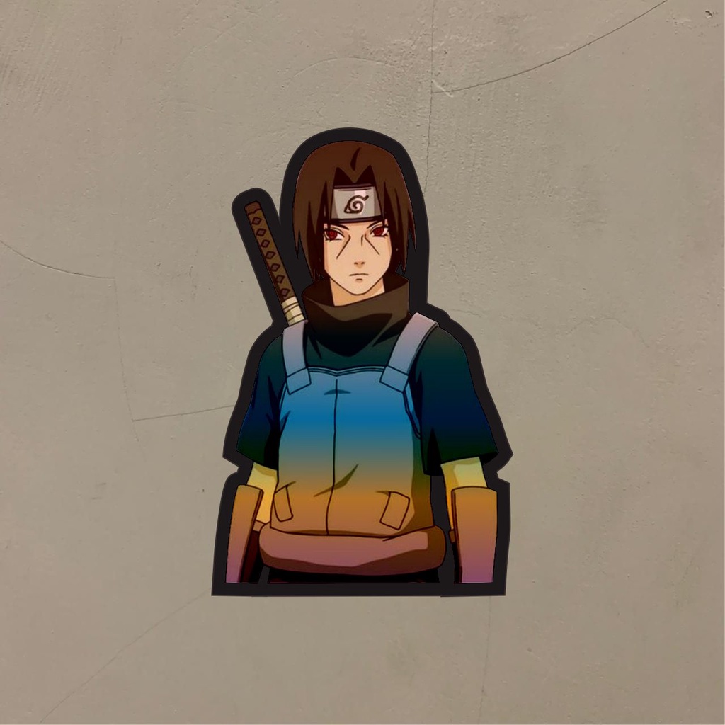 

Stiker Anime Hologram Anime Itachi Naruto Stiker Case Hp dan Laptop 7 Cm