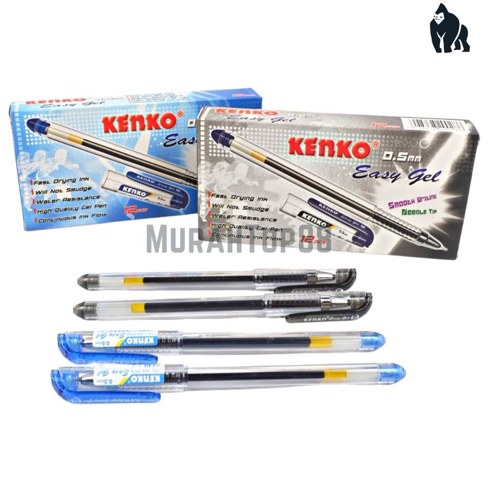 

✨12.12✨ Pulpen Easy Gel Kenko 0.5 mm / Ballpoint Lancip Bolpen Tajam Pena Grosir [PER LUSIN] serbuuu !