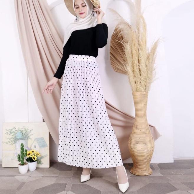 ♀ GS-ROK PLISKET YEJIN PREMIUM/ POLKADOT/ KOTAK/LILY/ ROK PLISKET DAISY PREMIUM/ROK PLISKET PANJANG/