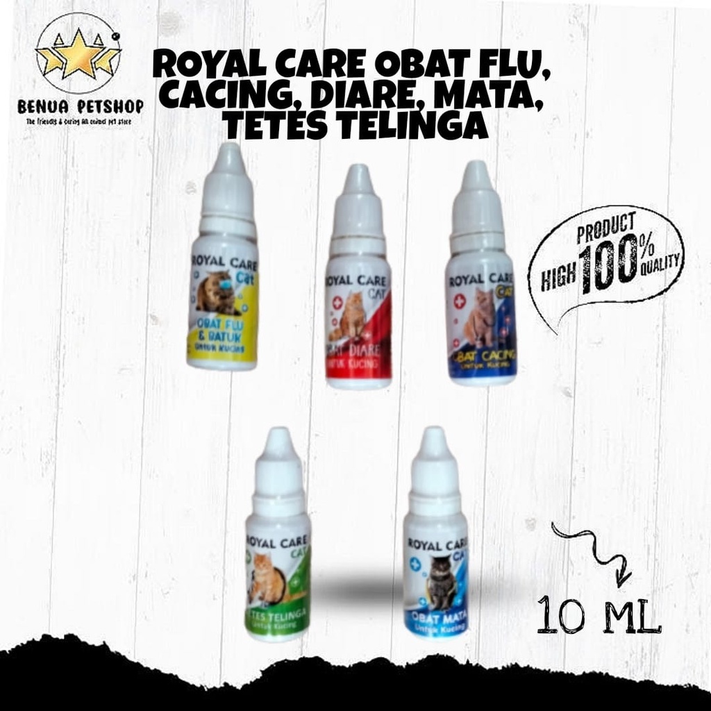 ROYAL CARE OBAT FLU, CACING, DIARE, TETES TELINGA, DAN MATA - 10 ML