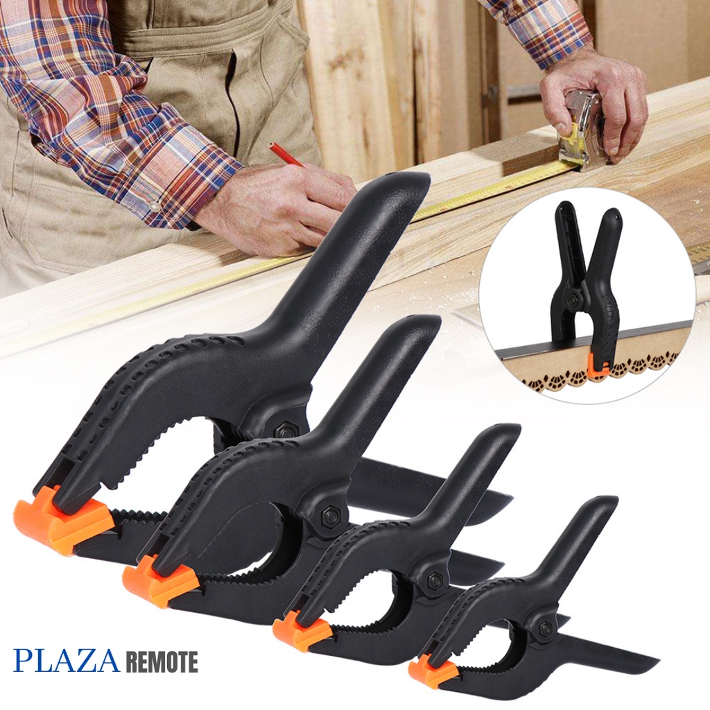 SPRING CLAMP WOODEN CLIP PENJEPIT KAYU KACA PLASTIK 2&quot; INCH