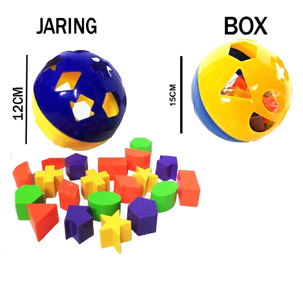 SORTING PUZZLE/ ball puzzle / puzzle bola/ puzzle kubus/ maian edukasi/ mainan sorting bentuk [1010]