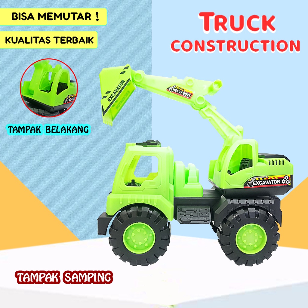 Mainan Anak Truk Keruk Pasir/ Truck Construction Bego Toys AK88 JSP